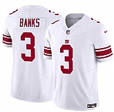 Men & Women & Youth New York Giants #3 Deonte Banks White 2023 F.U.S.E. Vapor Untouchable Limited Football Stitched Jersey,baseball caps,new era cap wholesale,wholesale hats